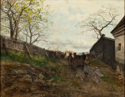 Spring Landscape  Poster Print by Victor Forssell