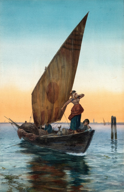 The Grand Canal, Venice Poster Print by Pietro Gabrini