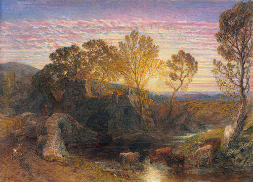 The Golden Hour  Poster Print by Samuel Palmer