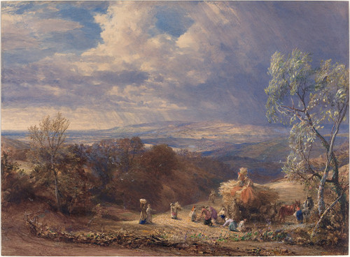 Harvesting  Poster Print by Samuel Palmer