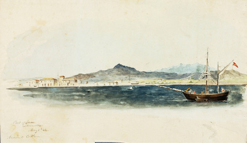 Port of Larnaca  Poster Print by Miner Kilbourne Kellogg