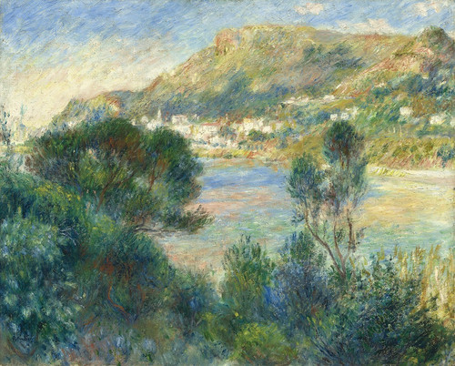 View of Monte Carlo from Cap Martin  Poster Print by Pierre-Auguste Renoir