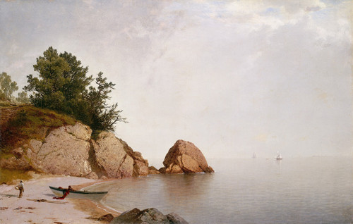 Beach at Beverly Poster Print by John Frederick Kensett