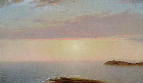 Sunset  Poster Print by John Frederick Kensett