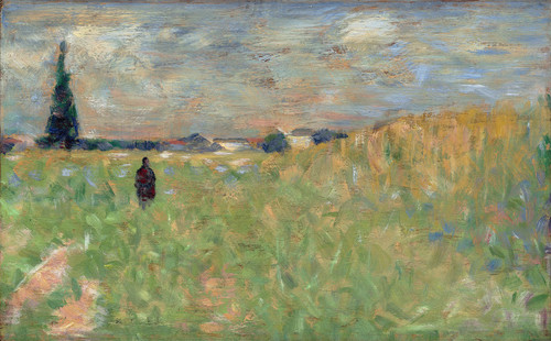 A Summer Landscape  Poster Print by Georges Seurat