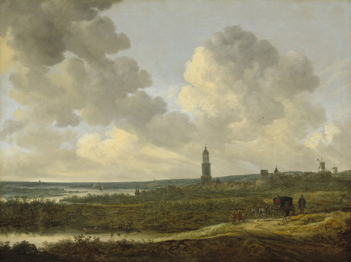 View of Rhenen  Poster Print by Jan van Goyen
