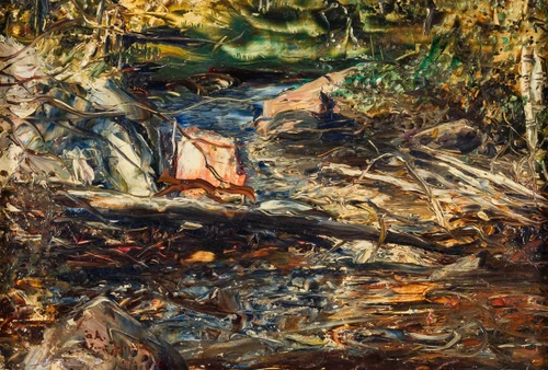 Landscape with Stream  Poster Print by Ernst Josephson
