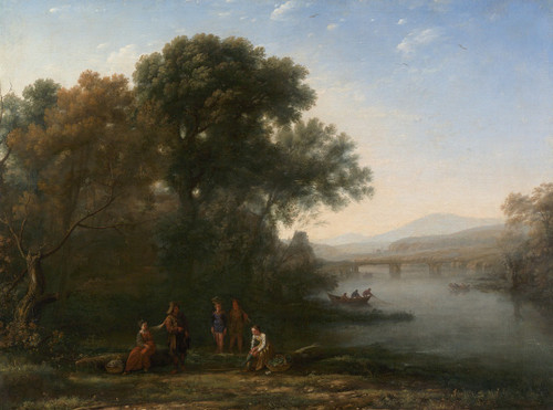The Ford  Poster Print by Claude Lorrain