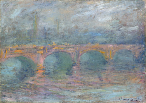 Waterloo Bridge,London at Sunset  Poster Print by Claude Monet