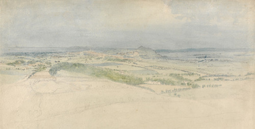 A Distant View of Edinburgh  Poster Print by Thomas Stothard
