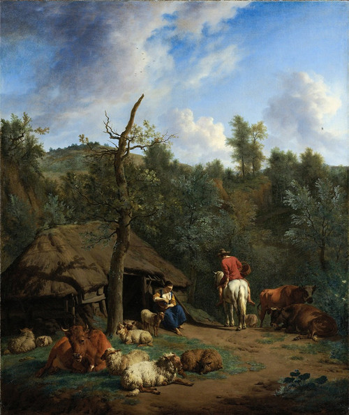 The Hut  Poster Print by Adriaen van de Velde