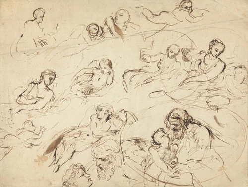 Study for Telemachus Poster Print by Thomas Stothard