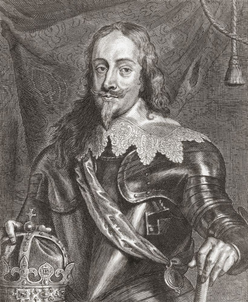 Charles I, 1600-1649.  King of England, Scotland and Ireland.  From an engraving after a painting by Anthony van Dyck. Poster Print by Ken Welsh (13 x 17)