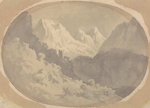 Alpine Scene  Poster Print by John Warwick Smith