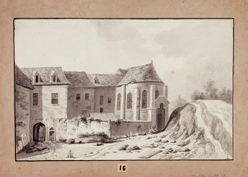 D√É¬©molition de l√¢‚Ç¨‚Ñ¢√É¬©glise des Chartreux de Paris  Poster Print by Jacques Bertaux