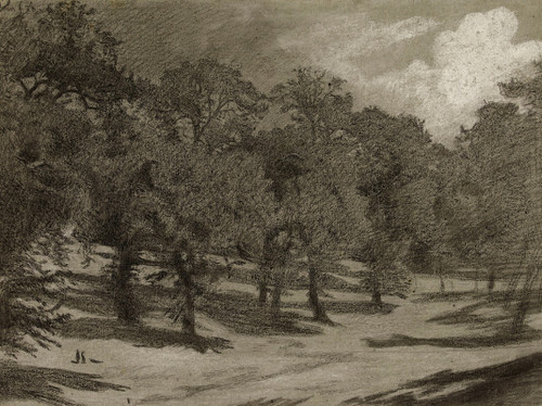 Paysage √¢‚Ç¨‚Äú or√É¬©e d√¢‚Ç¨‚Ñ¢un bois  Poster Print by L√É¬©on Bonnat