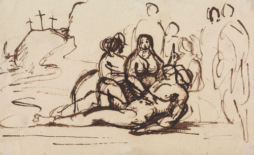 Study of the Pieta Poster Print by Benjamin Robert Haydon