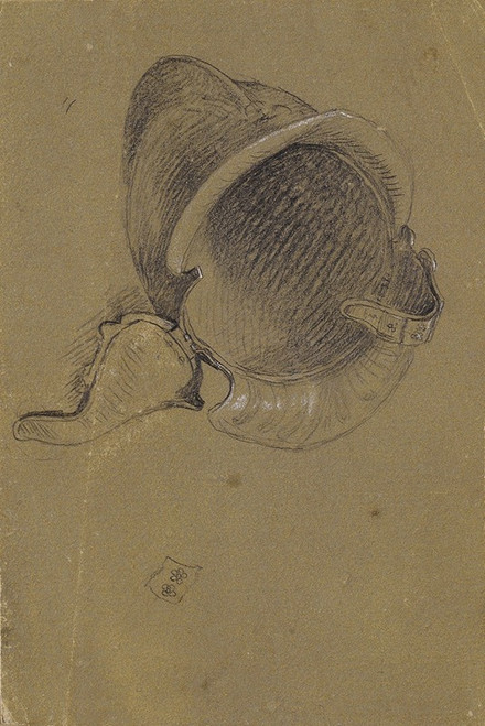 Studie eines Helmes Poster Print by Johann Peter Krafft