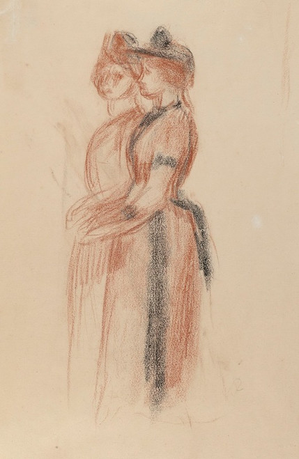 Deux √©l√©gantes  Poster Print by Pierre-Auguste Renoir