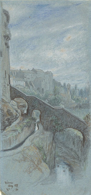 Viterbo  Poster Print by Elihu Vedder