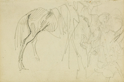 Compositional study, horse studies  Poster Print by Th√©odore G√©ricault