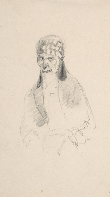 Man with a turban Poster Print by F√©licien Rops