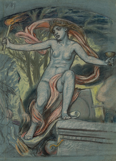 Anarchy.  Poster Print by Elihu Vedder