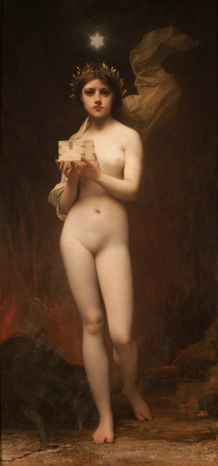 Pandora Poster Print by Jules Joseph Lefebvre