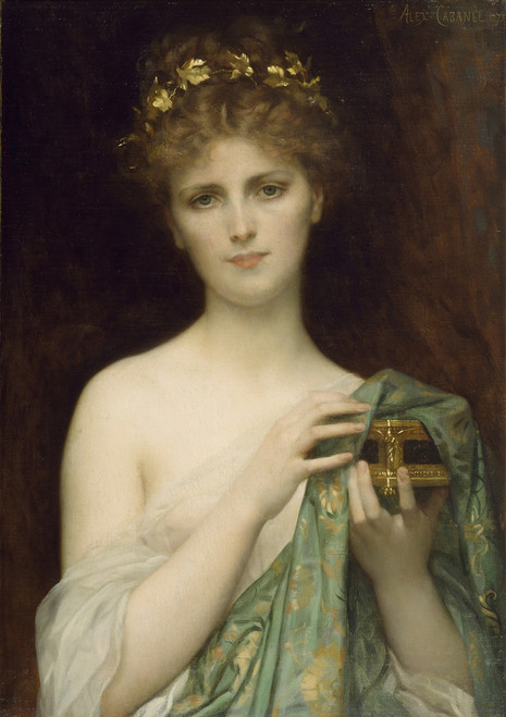 Pandora  Poster Print by Alexandre Cabanel