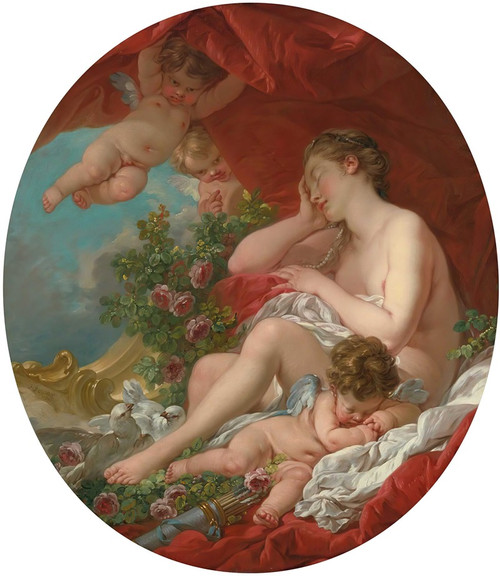 The Sleep Of Venus  Poster Print by Fran‚îú¬∫ois Boucher