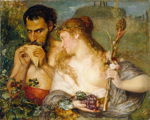 Nymph and Faun  Poster Print by Ernst Josephson