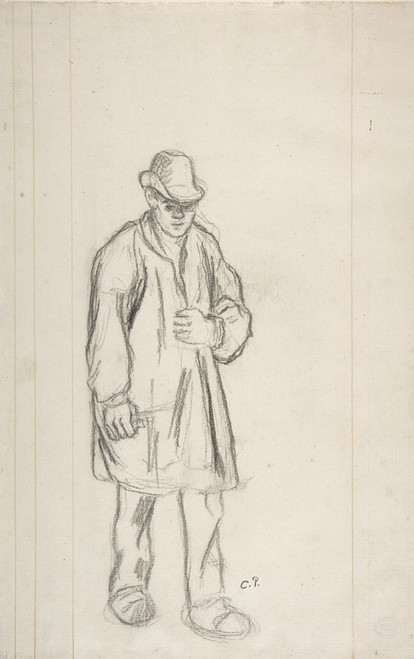 Peasant  Poster Print by Camille Pissarro