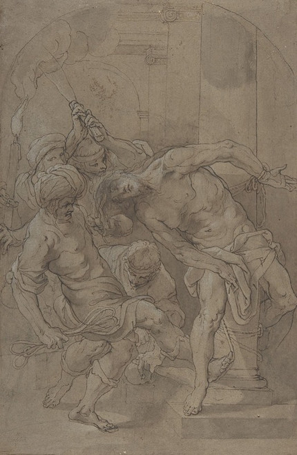 The Flagellation of Christ  Poster Print by Matth‚îú√±us Gundelach