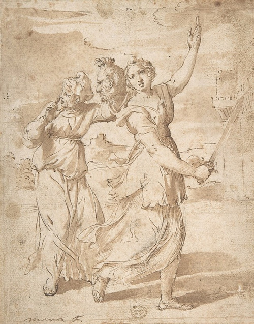 Judith with the Head of Holofernes  Poster Print by Anton Von Maron