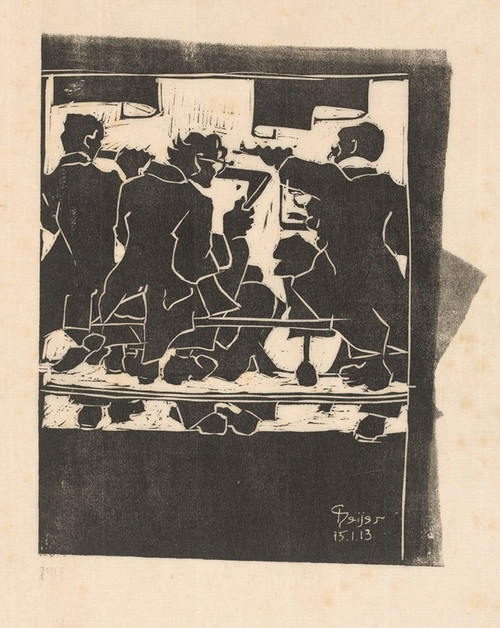 Drie muzikanten Poster Print by Reijer Stolk