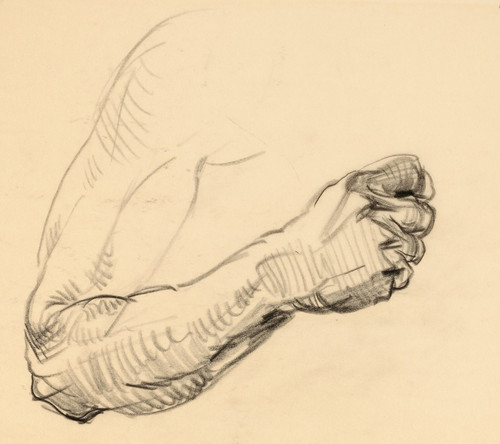 Study of an Arm Poster Print by Thomas La Farge