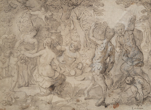 Bacchus, Venus, and Ceres Poster Print by Hendrik van Balen