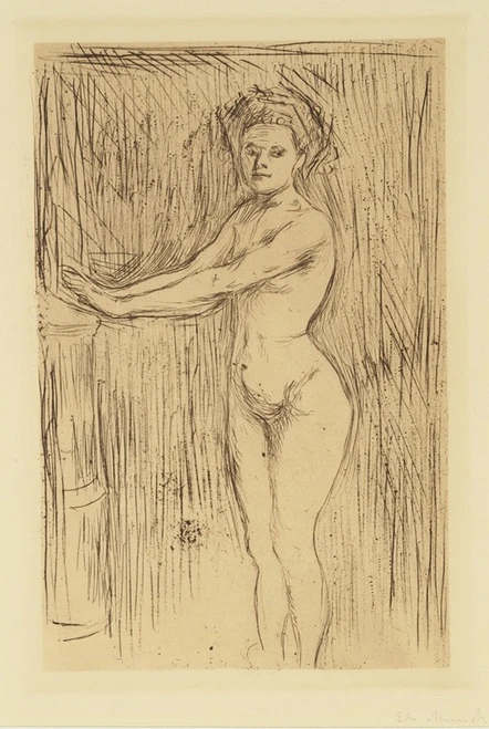 Nude Woman   Poster Print by Edvard Munch