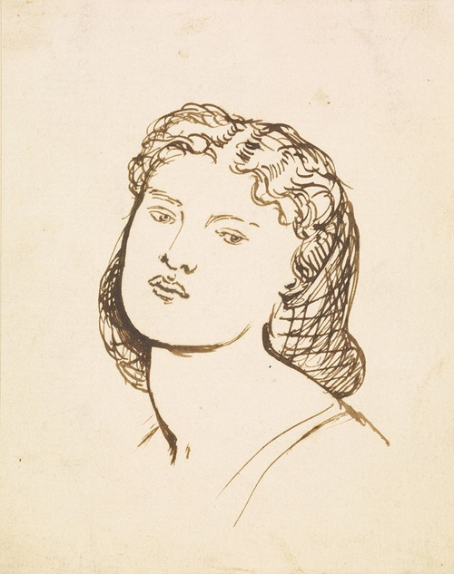 Portrait of Fanny Cornforth  Poster Print by Dante Gabriel Rossetti