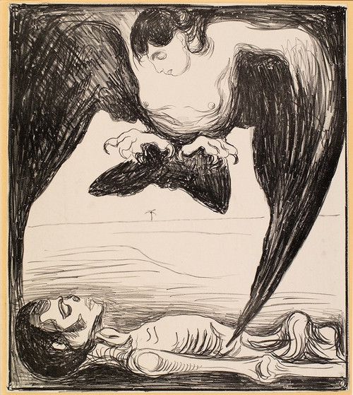 Harpy  Poster Print by Edvard Munch