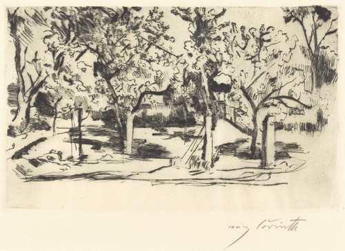 Orchard   Poster Print by Lovis Corinth