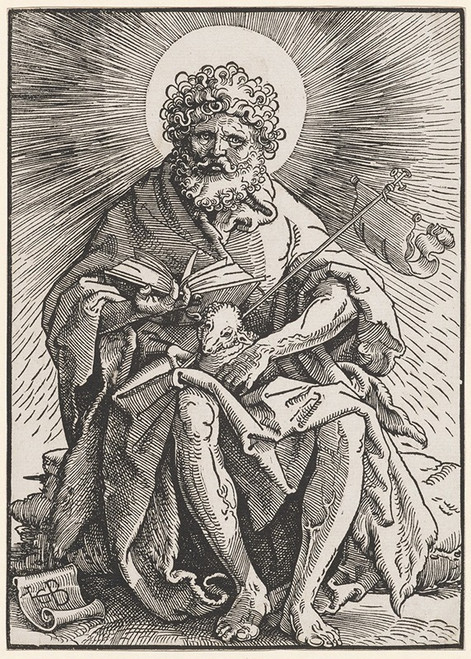 Der heilige Johannes der T‚îú√±ufer  Poster Print by Hans Baldung