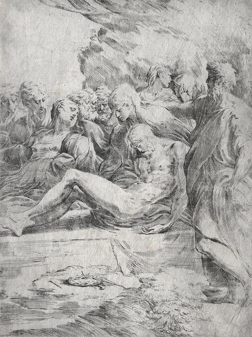 The Entombment  Poster Print by Parmigianino