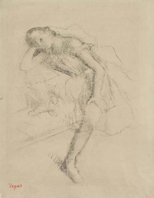 Dancer at Rest  Poster Print by Edgar Degas