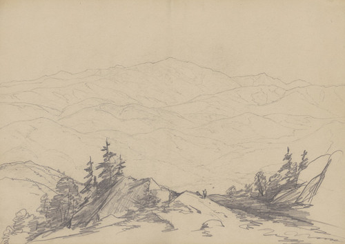 Mountain Landscape  Poster Print by John William Casilear