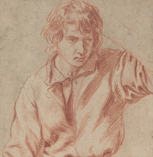 Young Man Poster Print by Michel-Fran‚îú¬∫ois Dandr‚îú‚åê-Bardon