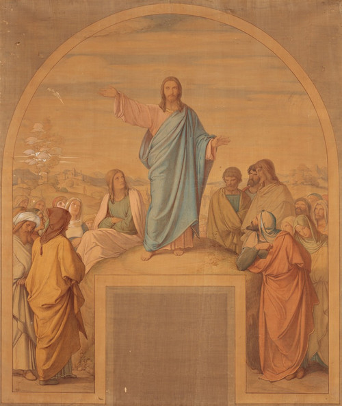 The Sermon on the Mount  Poster Print by Eduard von Steinle