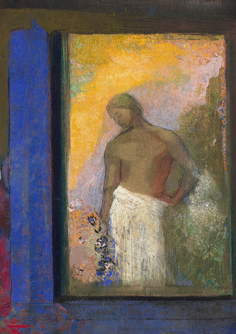 Saint Jean  Poster Print by Odilon Redon