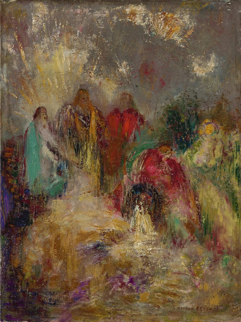 Le Christ et ses disciples  Poster Print by Odilon Redon