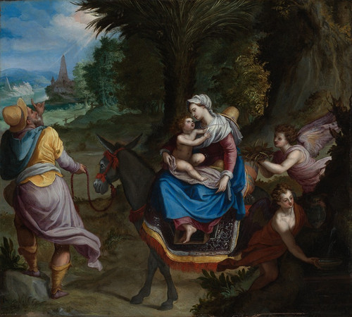 Die Flucht nach ‚îú√§gypten  Poster Print by Alessandro Allori